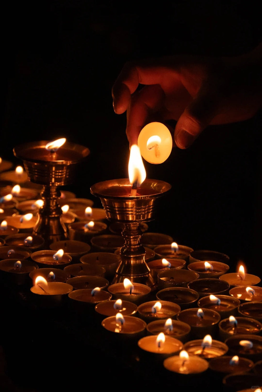 Tibetan Temple Light Offering Ceremony: A Light that Guides the Soul