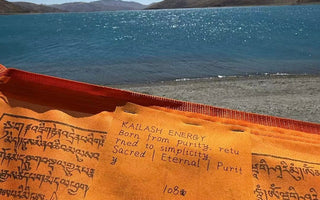 🧩 Whispers in the Wind: A Prayer Flag Journey to Yamdrok Lake