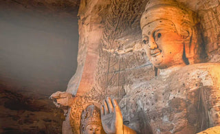 Discover the Serenity of Yungang Grottoes' Giant Buddha