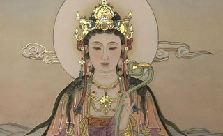 Tranquil Beauty: The Good Lady Dragon Queen Buddha Statue
