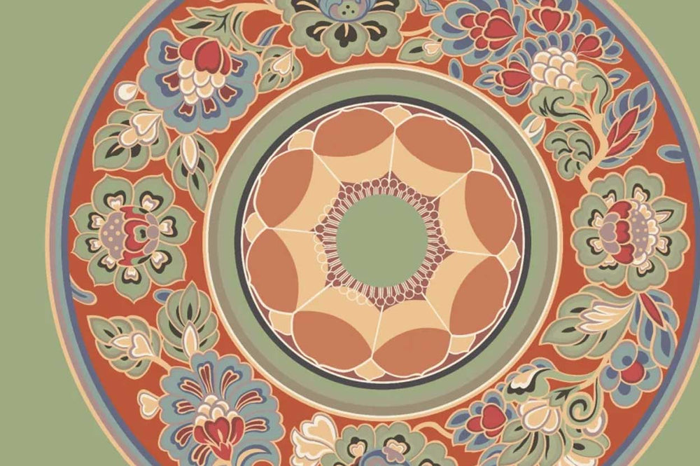 Captivating Mosaics: Dunhuang Symbolic Tile Patterns on Pottery