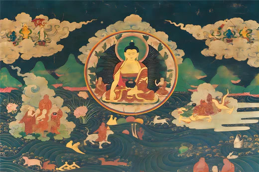 Doors to Enlightenment: Spiritual Symbolism in Thangka Art