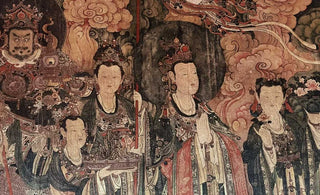 Brushstrokes of Tranquility: Chinese Buddha Artistry