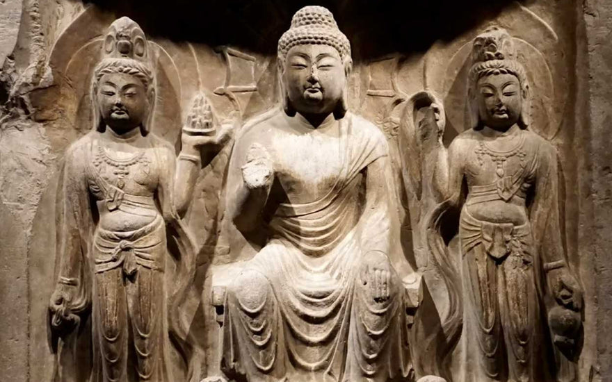 The Serene Icons: Tang Dynasty Grey Limestone Buddha