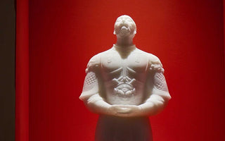 Awe-Inspiring Artistry: The Intricate Details of White Jade Marble Wukong Buddha Statues