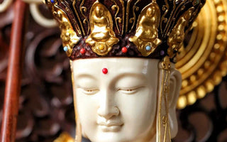 Unveiling the Timeless Beauty of White Jade Marble Buddha Statues