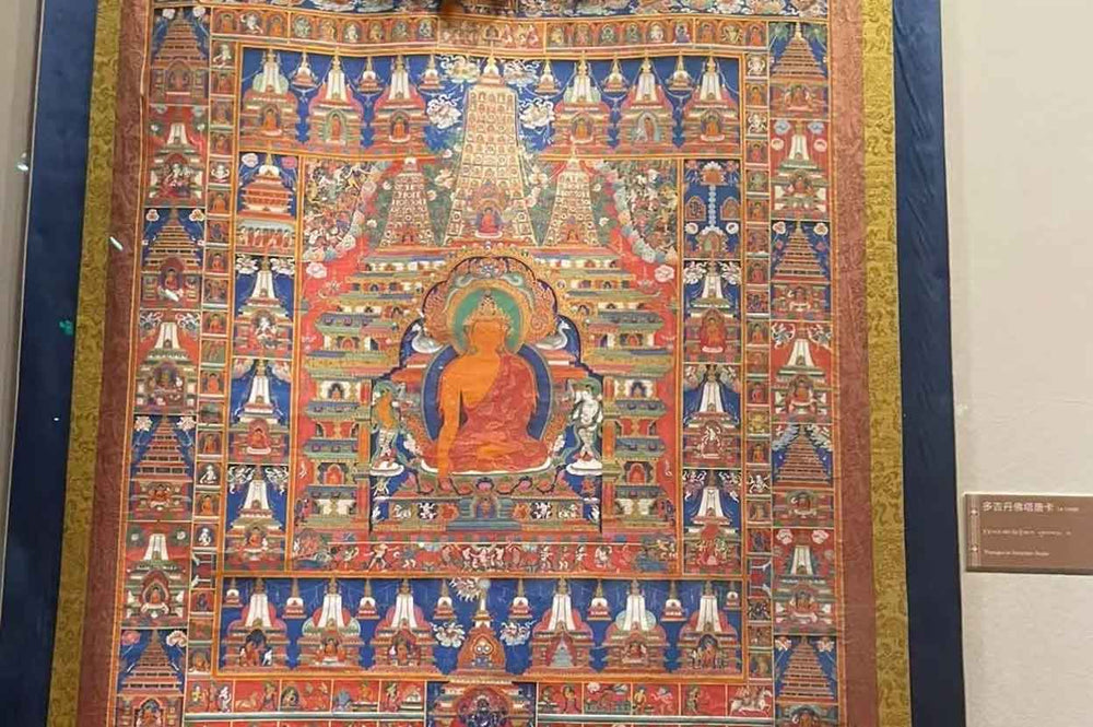 The Radiant Splendor of Gold Background Tangka: Illuminating Tibetan Buddhist Art