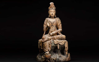 Zen Legacy: Ming Dynasty Ramee-lacquer Buddha Statues Spiritual Art