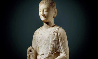 The Radiance of Enlightenment: White Jade Marble Buddha Statues
