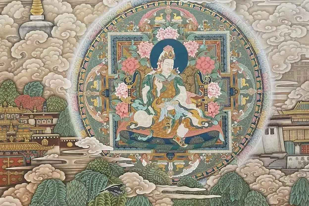 The Enigmatic Elegance: Exploring the Mystical Realm of Black Background Thangka Paintings