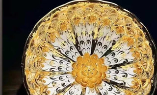 A Treasure of the Orient: Enamel Paint in Gold on a Dunhuang Tea Cup