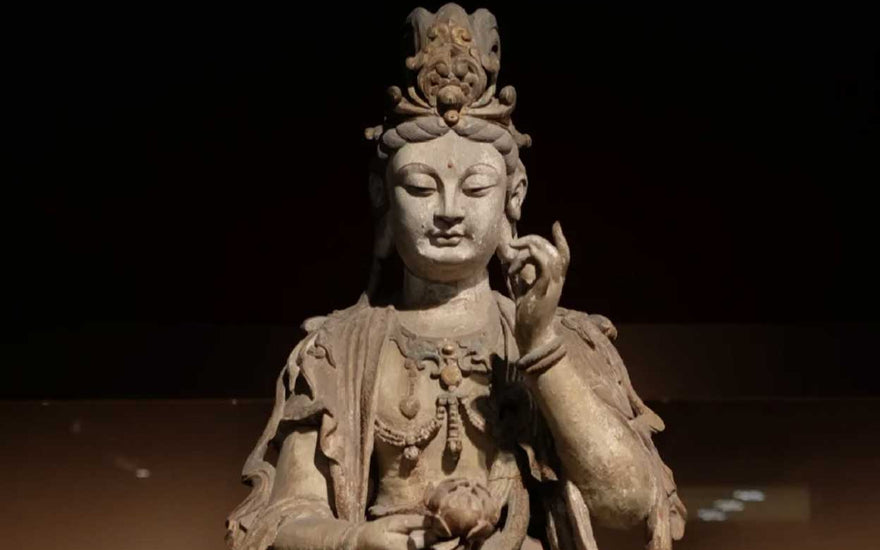 Journey through History: The Origins of Guanyin Statue Painted Wood Phoebe Zhennan