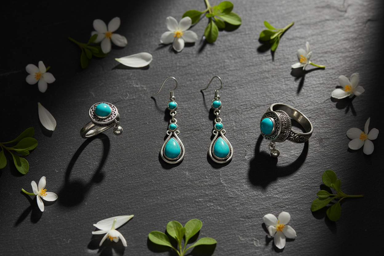 Turquoise Accessories Styling: 3 Modern Meets Tradition Looks – Kailash ...