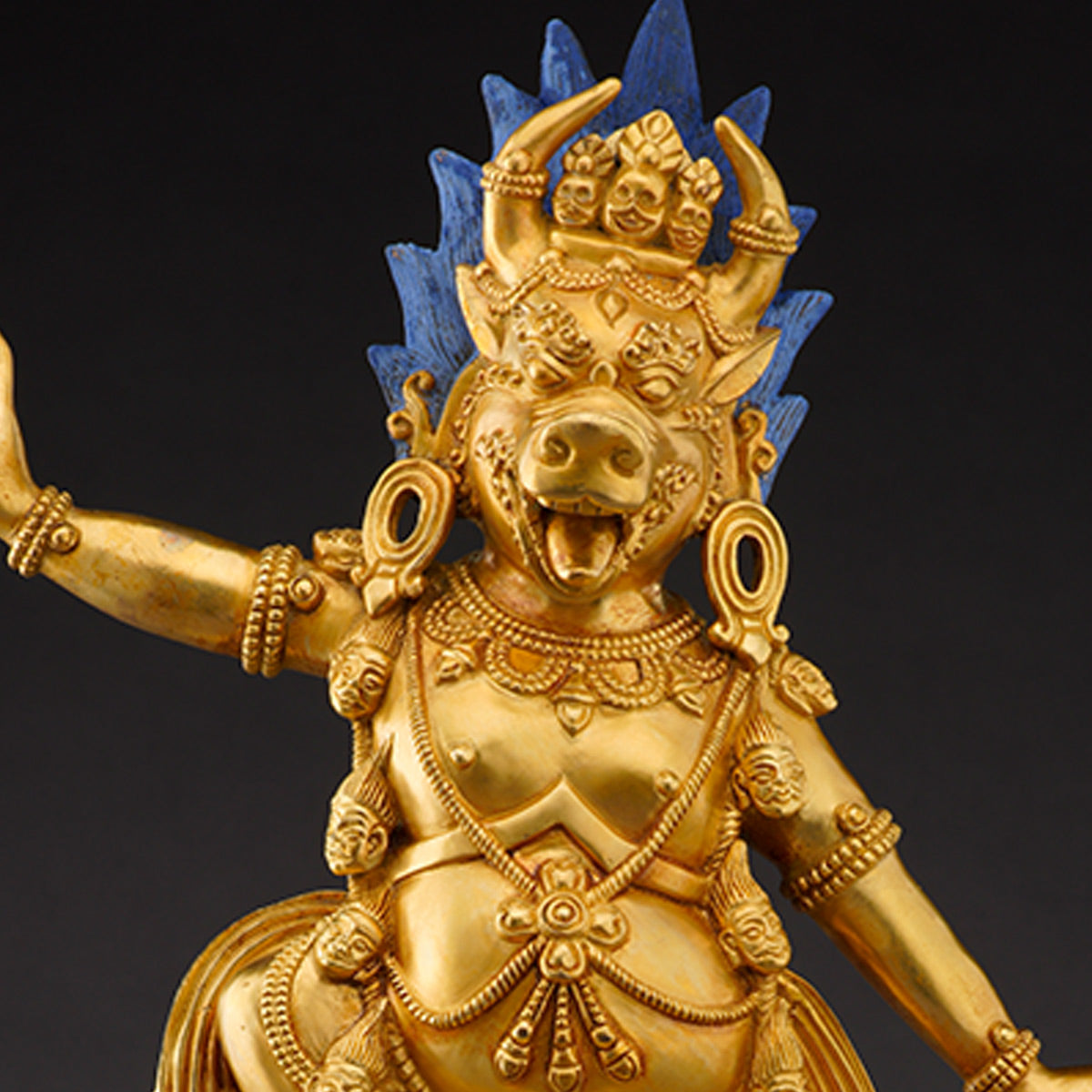 Tibetan Gold Statue