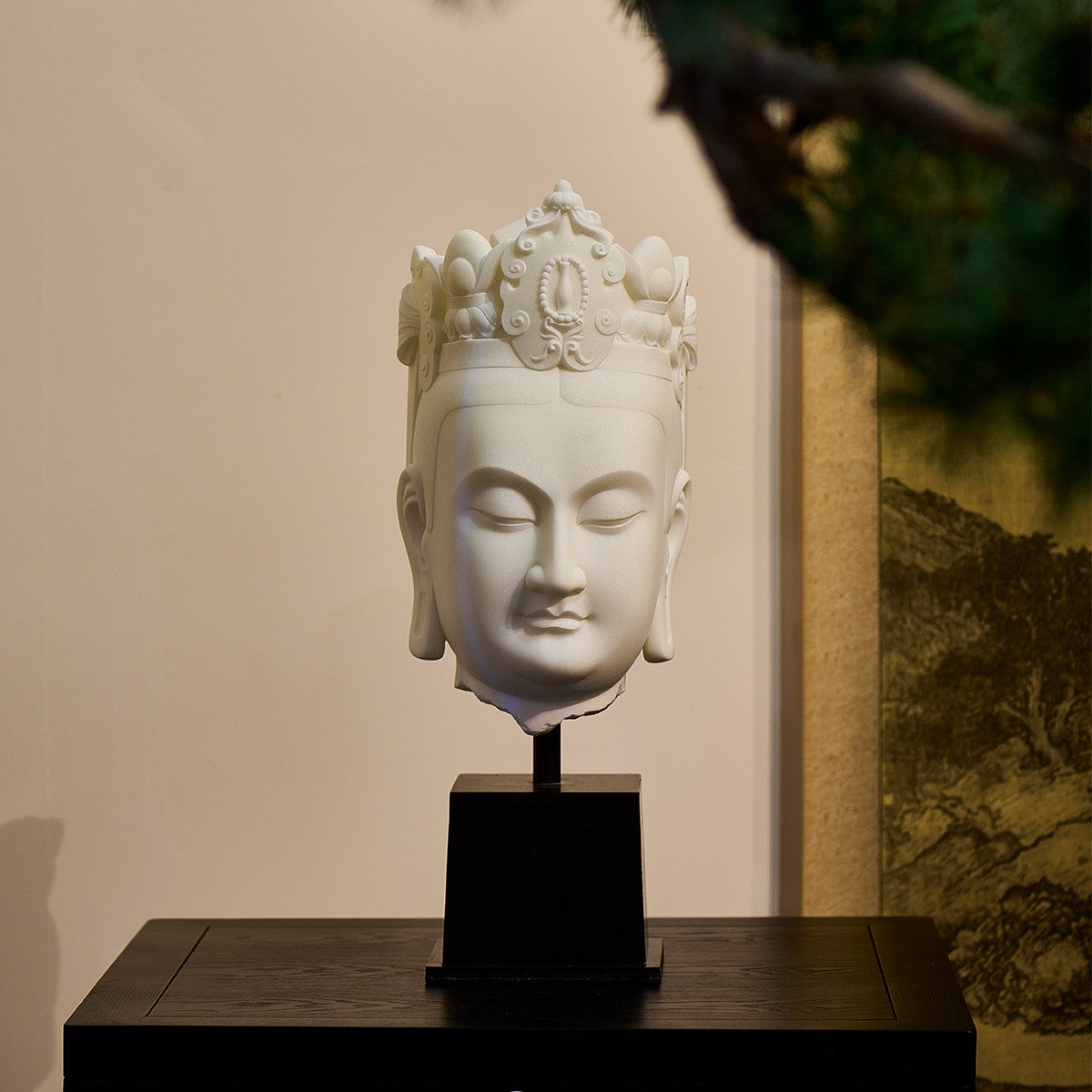 White Jade Marble Statue