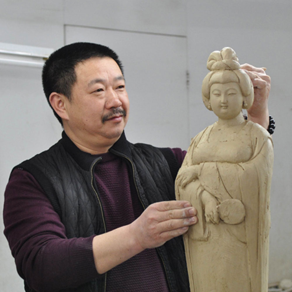 Lin Jiansheng Porcelain Statue