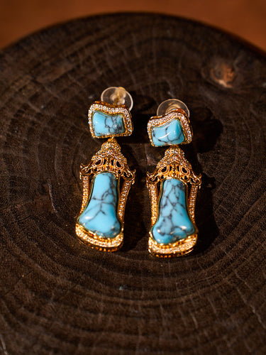 Sacred Horizon Imitation of Pine Stone Jewelry Set