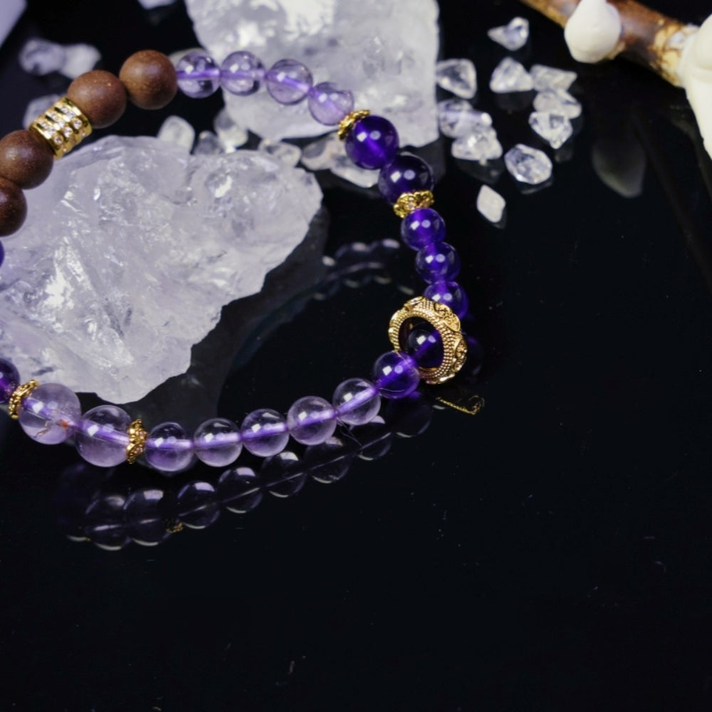 Amethyst Aura Bracelet