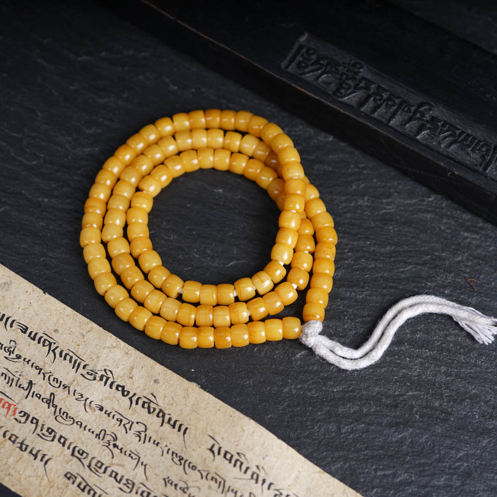 Prosperity Yak Bone Mala Bracelet