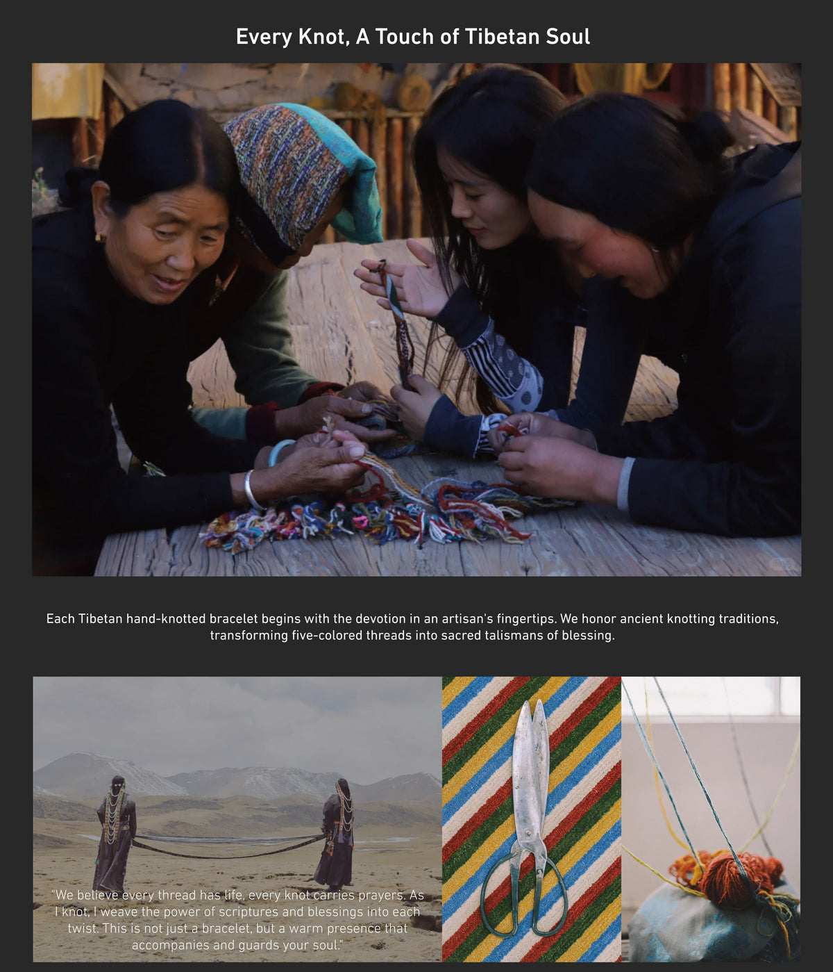 Tibetan artisan weaving