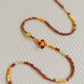 Garnet and Amber Prosperity Bracelet