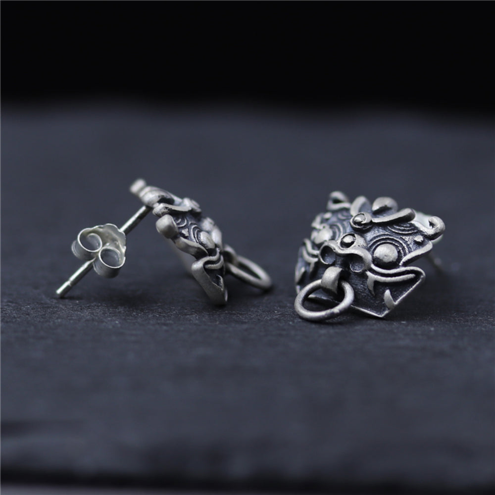 Guardian Spirit Silver Earrings