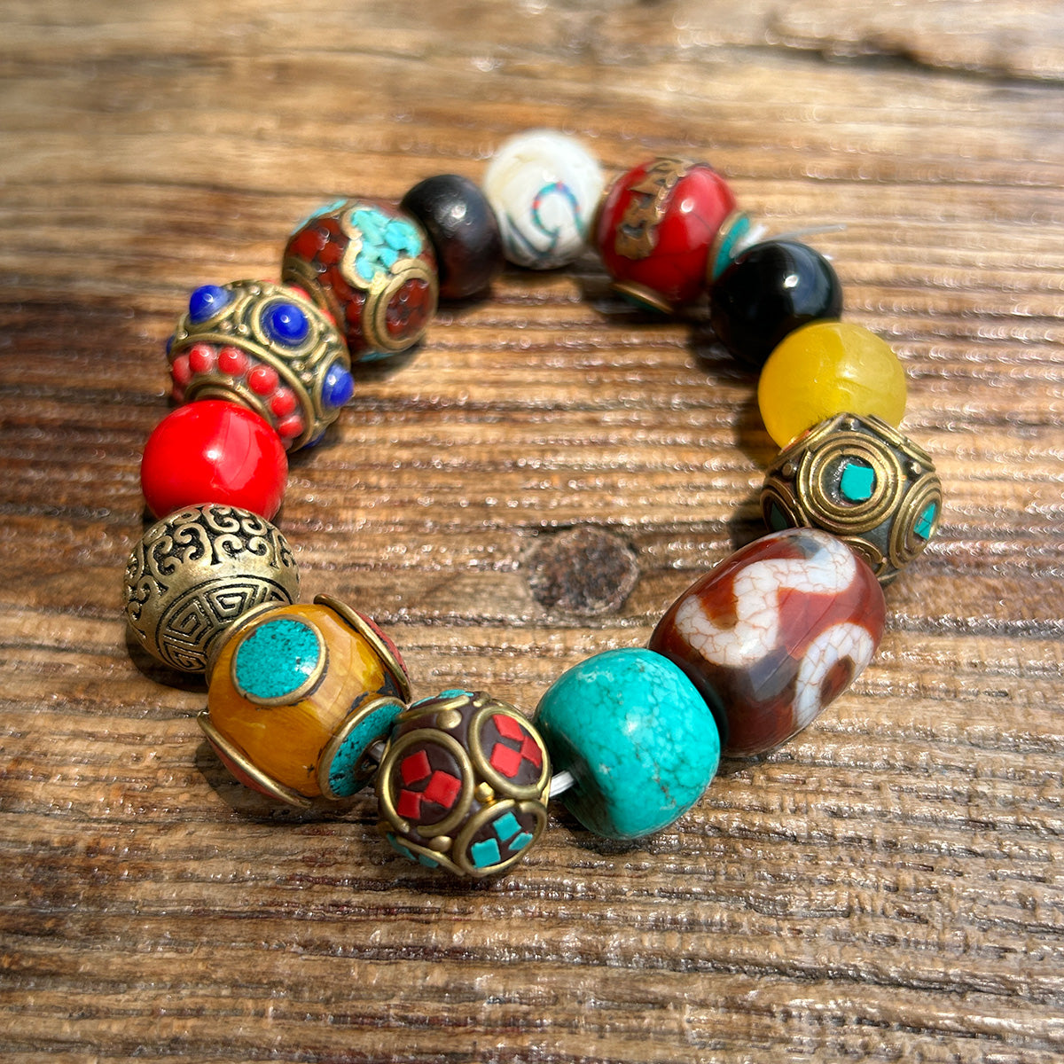 Wealth Energy Tibetan Treasures Bracelet