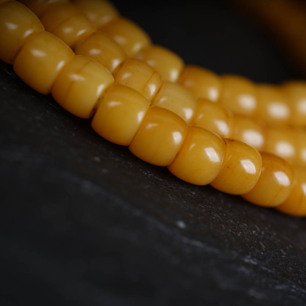 Prosperity Yak Bone Mala Bracelet