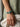 Sacred Symbols Turquoise &  Silver Charm Bracelet Raw Stone