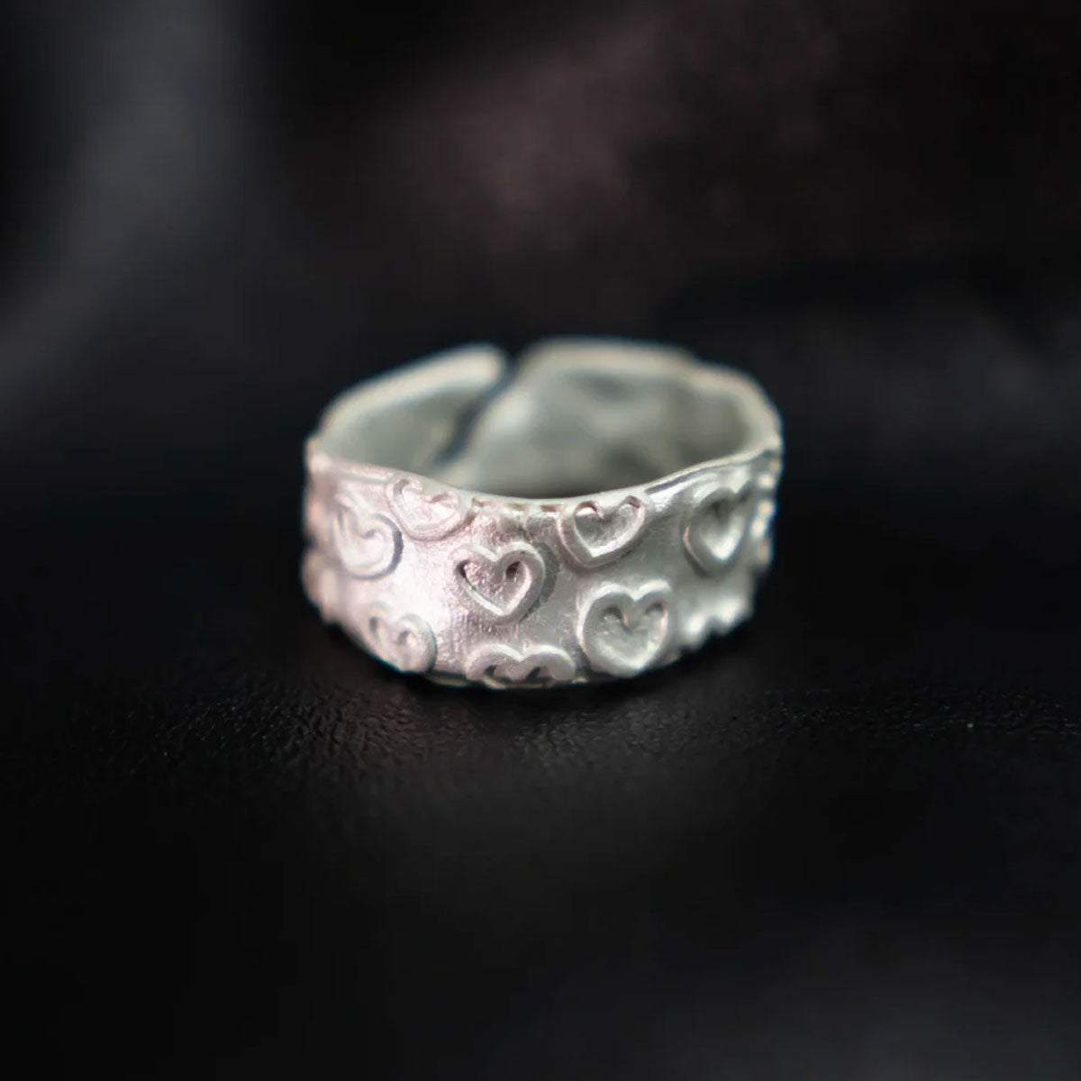 Guardian's Oath Engravable Sterling Silver Ring