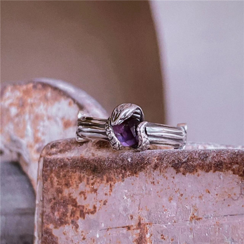 Amethyst Serenity Ring