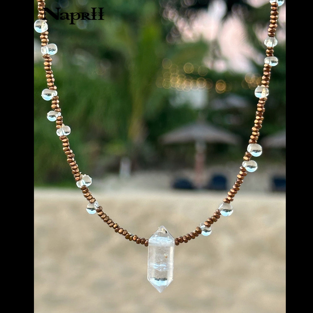 Tranquil Essence Crystal Necklace