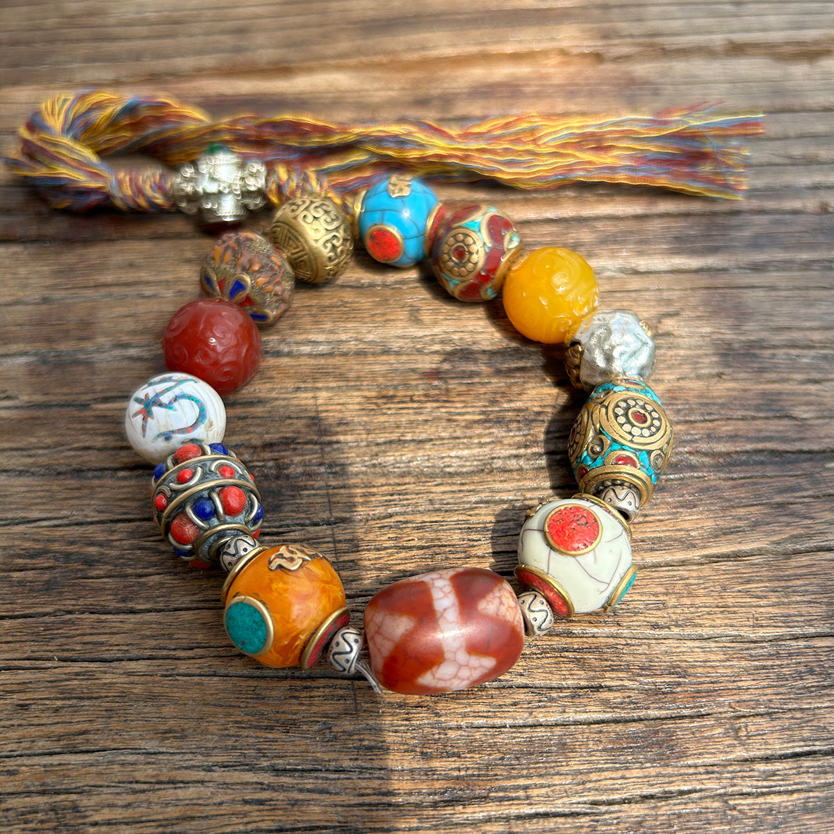 Protective Energy Tibetan Treasures Bracelet