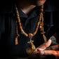 Guardian Spirit Bracelet Yak Bone Agate and Brass