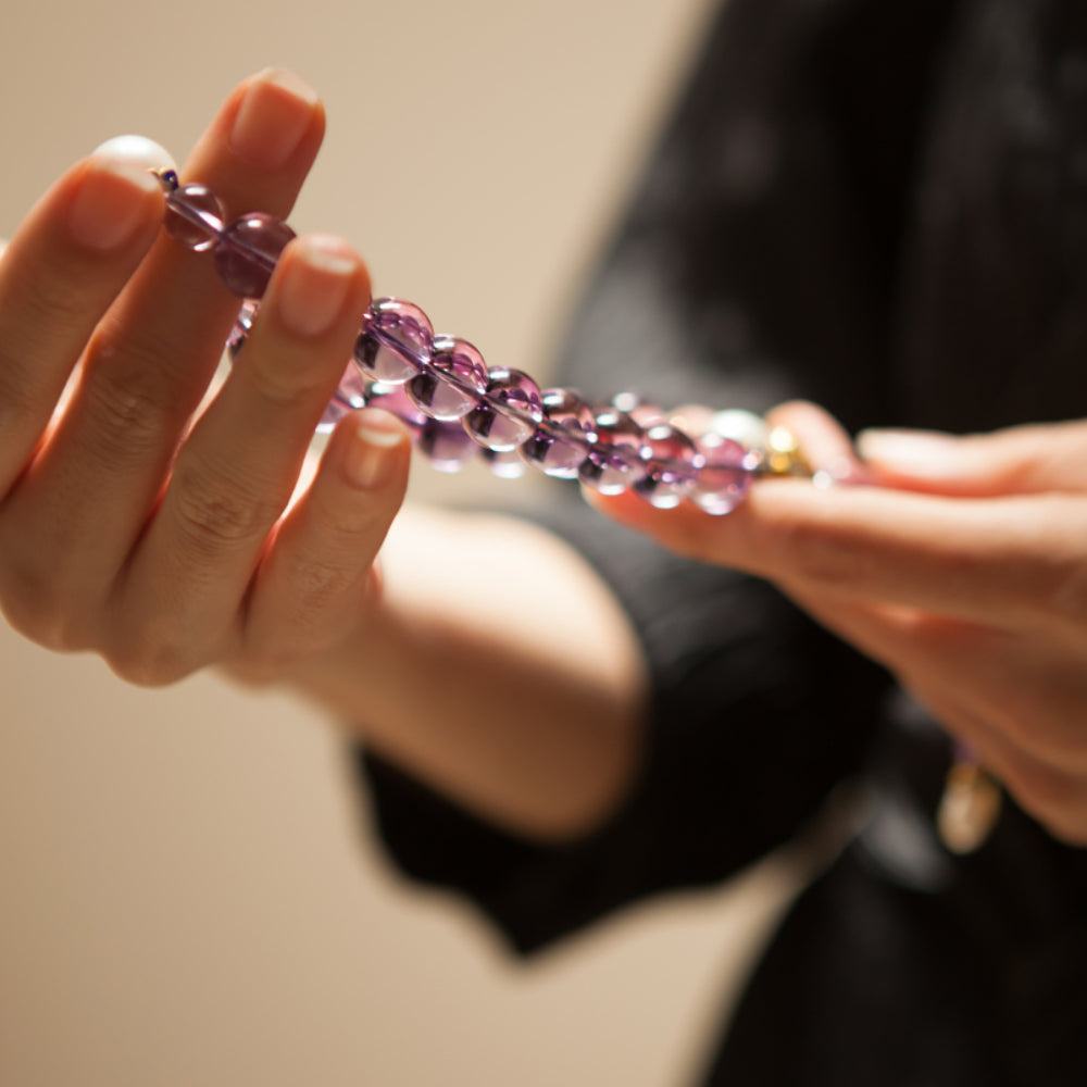 Tranquil Grace Amethyst Display Ornament