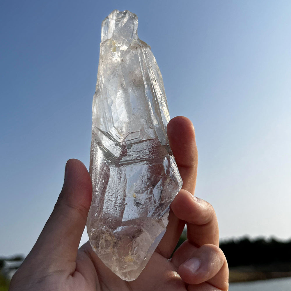 Rare Tibetan Nirvana Himalayan White Quartz Crystal