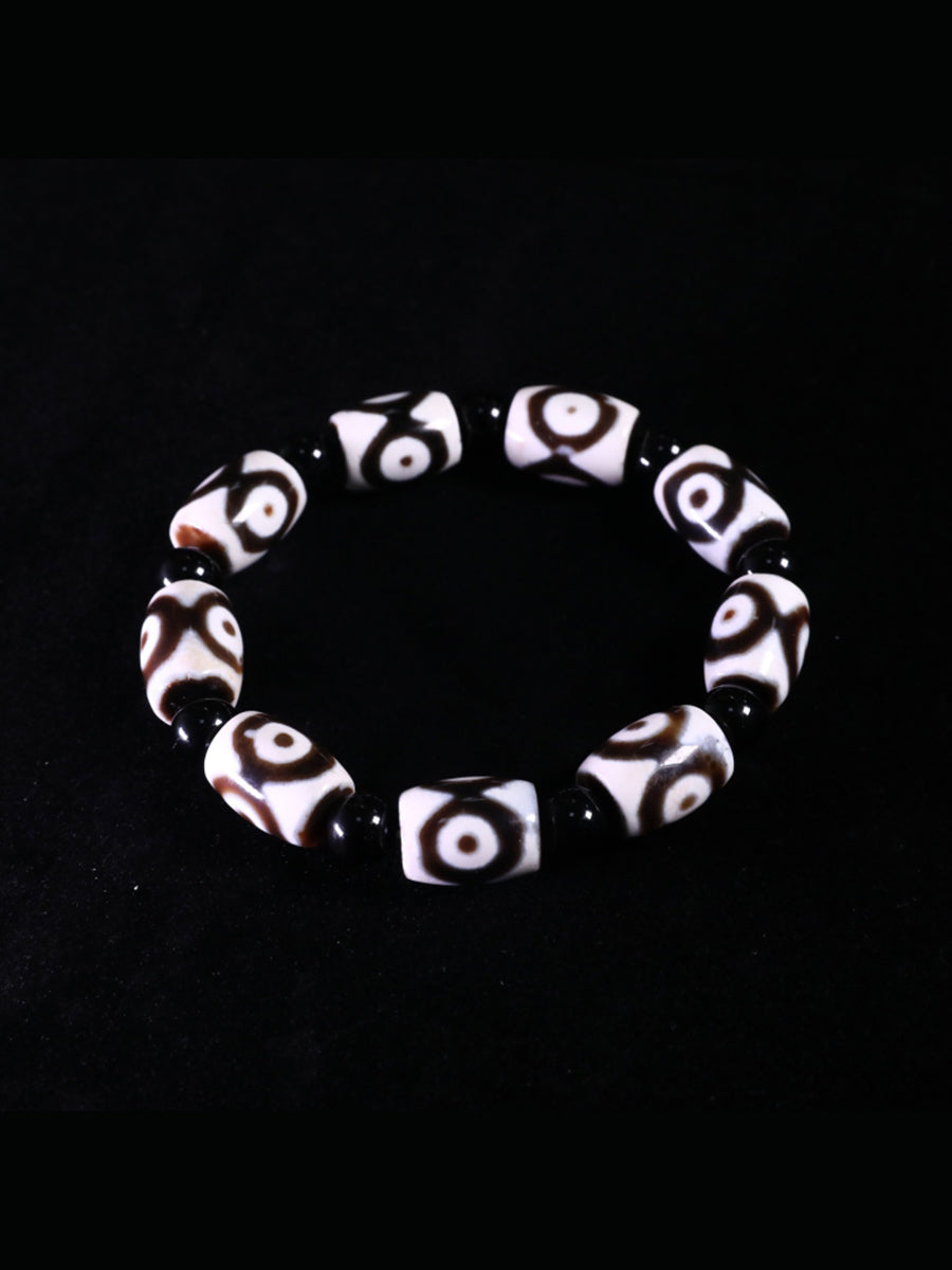 Protective Energy Dzi Tibetan Treasures Bracelet