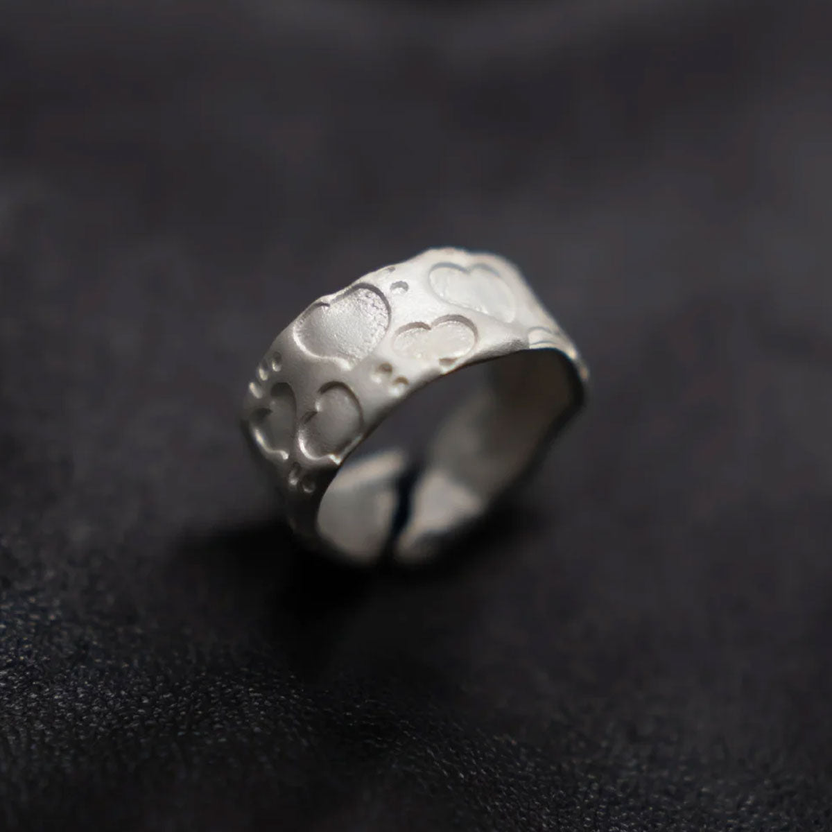 Guardian's Oath Engravable Sterling Silver Ring