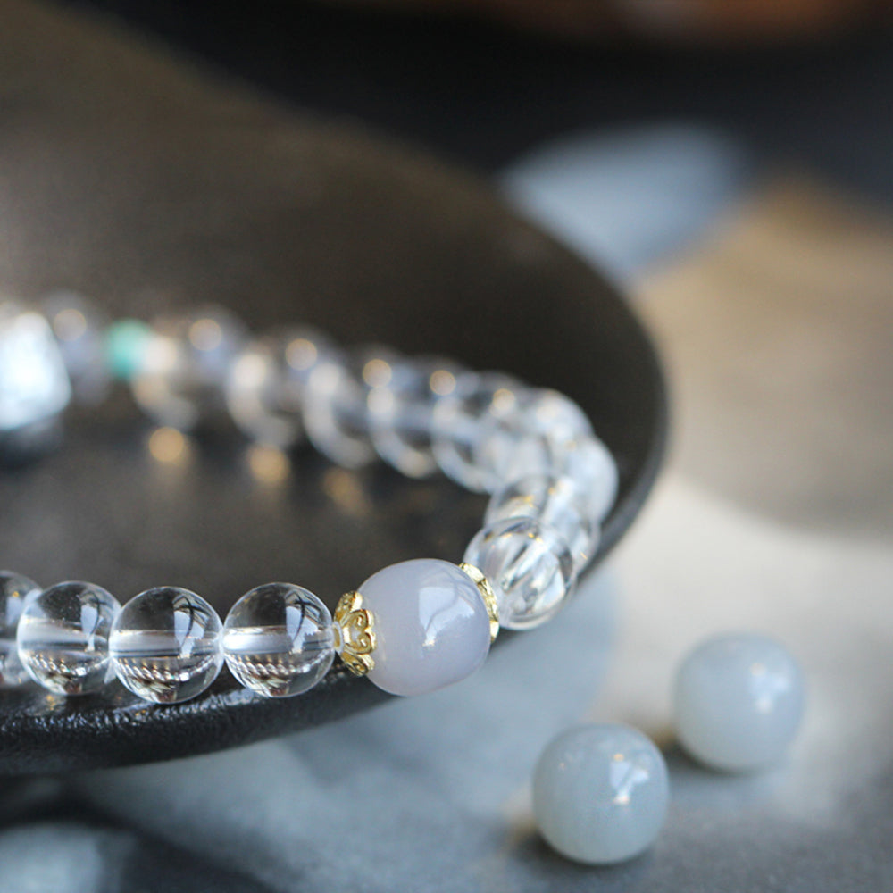 Force of Clarity Bracelet – Clear Quartz & Silver Energy