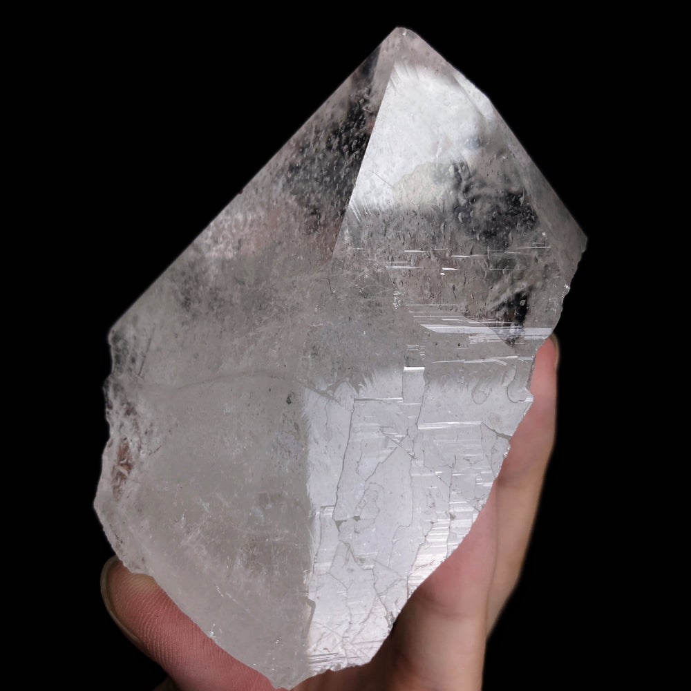 Kailash Energy Himalayan White Quartz Crystal - Tranquility Stone for Meditation