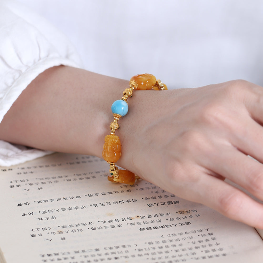 Amber Prosperity Bracelet