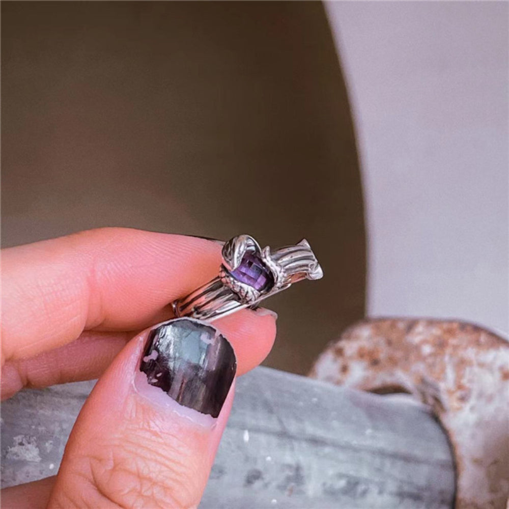 Amethyst Serenity Ring