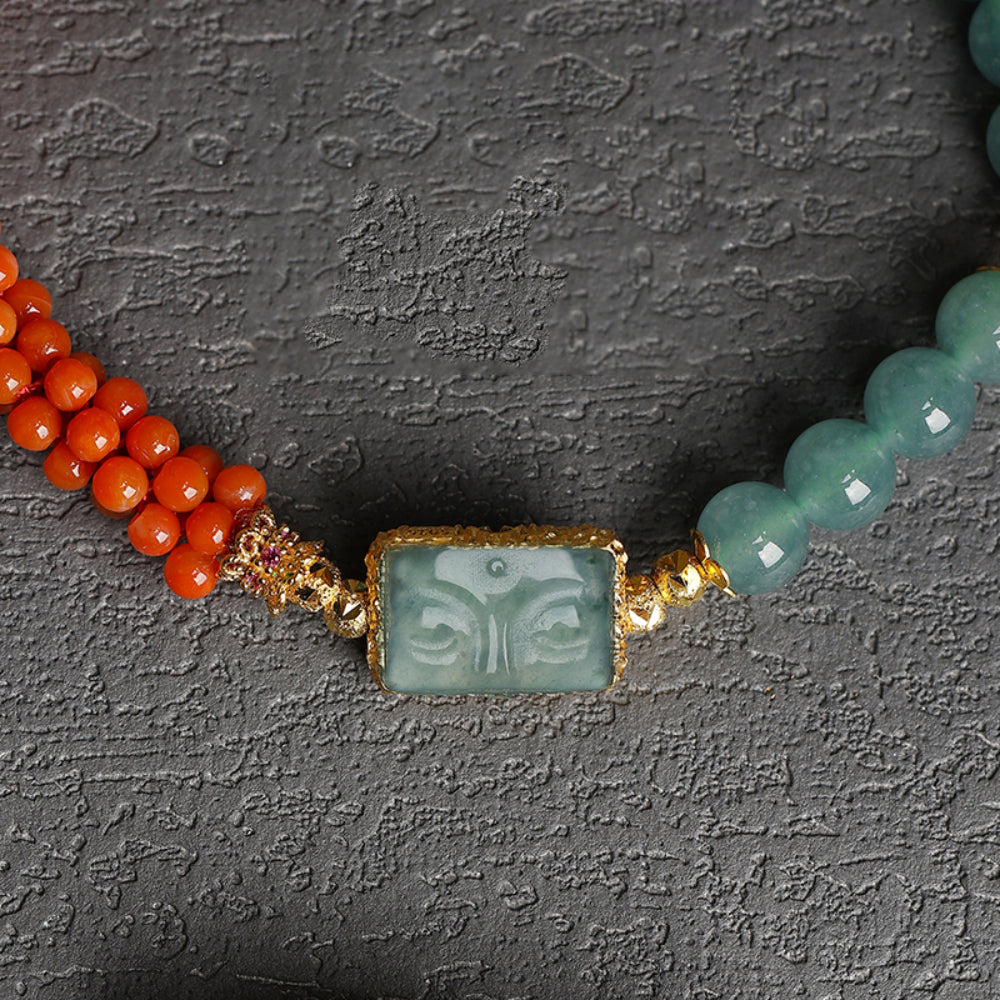 Jade Serenity and Fortune Bracelet