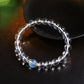 Serenity Crystal Bracelet – Clear Quartz & Aquamarine for Inner Peace