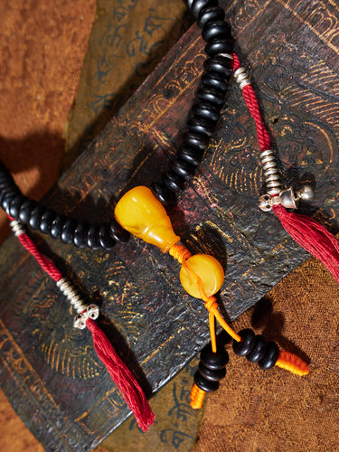 Padauk Beeswax Tibetan Ritual Bracelet