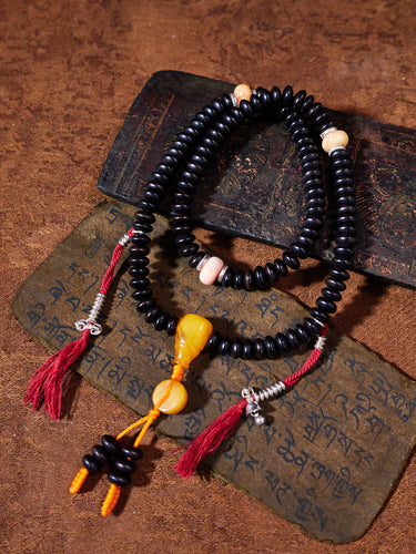 Padauk Beeswax Tibetan Ritual Bracelet