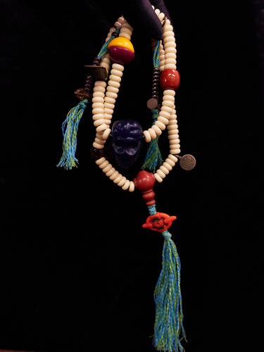 Water of White Essence Tibetan Celuloid Thokcha Necklace