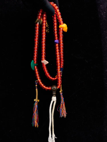 Vital Fire Tibetan Celluloid Nitrate Thokcha Necklace