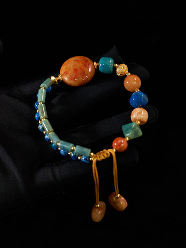 Agatized Coral Serenity Balance Bracelet