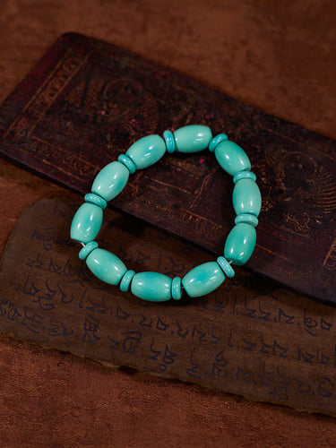 Serenity of the Sky Tibetan Magnesite Bracelet